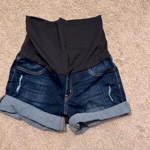 Maternity Jean shorts